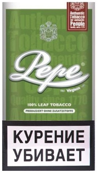 Табак сигаретный PEPE Rich Green *30г