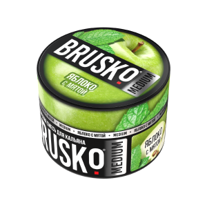 Кальянная смесь BRUSKO Яблоко с мятой 50г