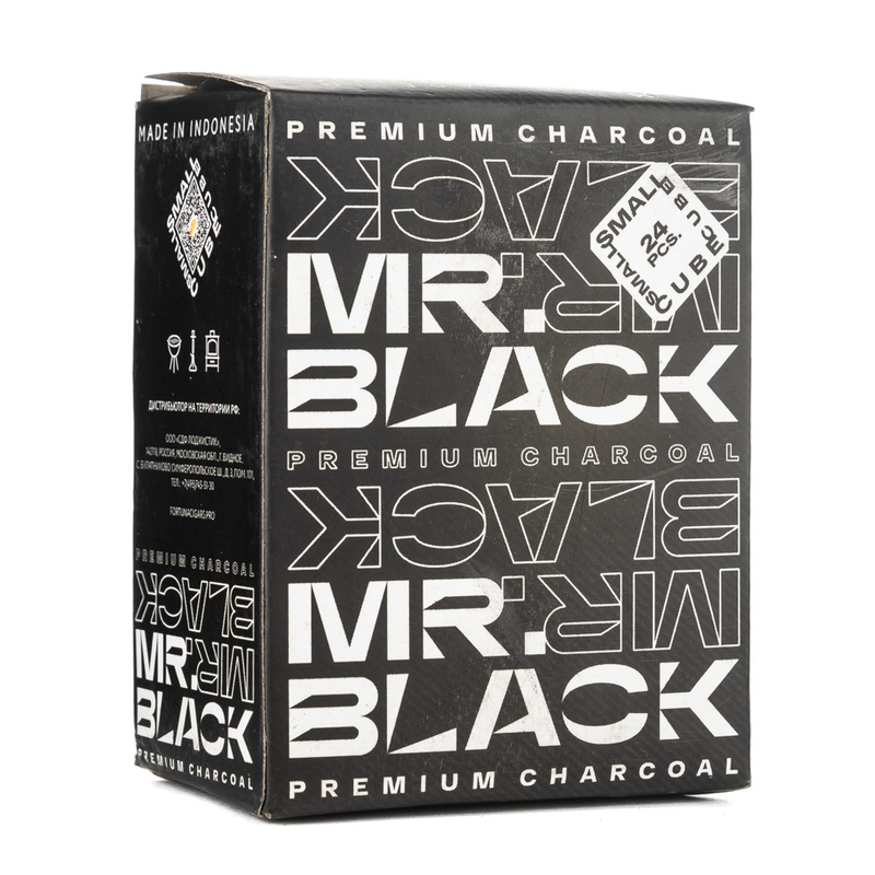 Уголь д/кальяна Mr.BLACK 22mm *24/250г