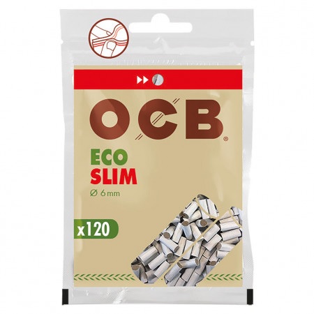 Фильтры сигаретные OCB Slim Ecological *120
