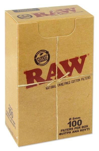 Фильтры сигаретные RAW Regular Cotton *100