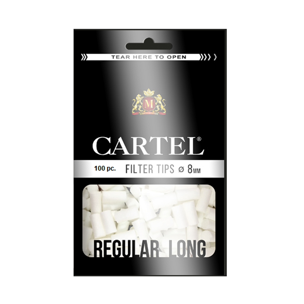 Фильтры сигаретные CARTEL Regular Long *100