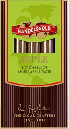 Сигариллы HANDELSGOLD Sweets GREEN Apple *5