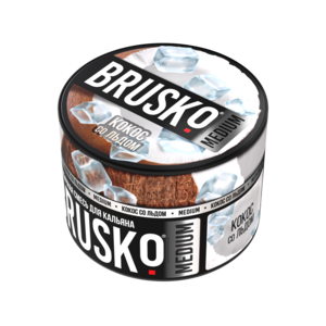 Кальянная смесь BRUSKO Кокос со льдом 50г