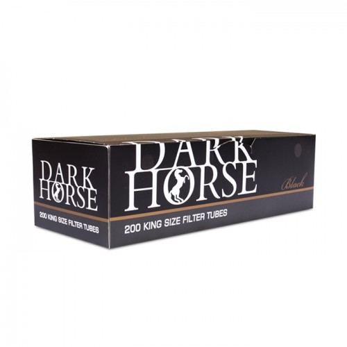 Гильзы сигаретные DARK HORSE Black *200