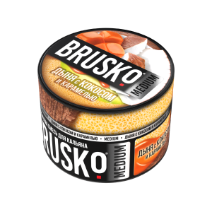 Кальянная смесь BRUSKO Дыня с кокосом и карамелью 50г
