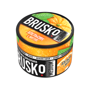 Кальянная смесь BRUSKO Апельсин с мятой 50г