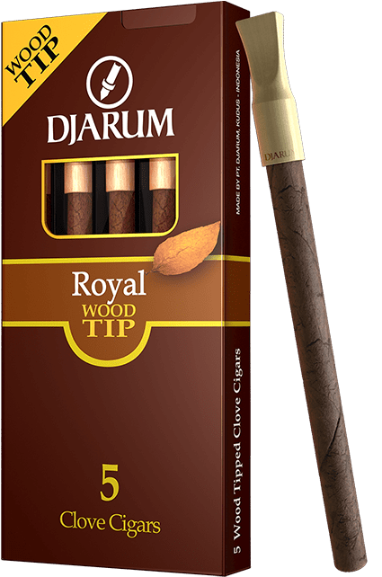 Сигариллы DJARUM Royal (Rum) Wood-Tip*5